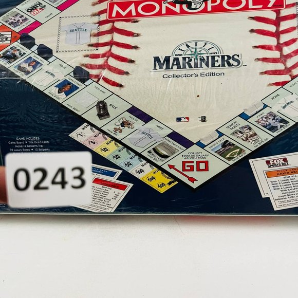Vintage Monopoly Seattle Mariners MLB Collector's Edition Board Game New Sealed - Picture 7 of 7